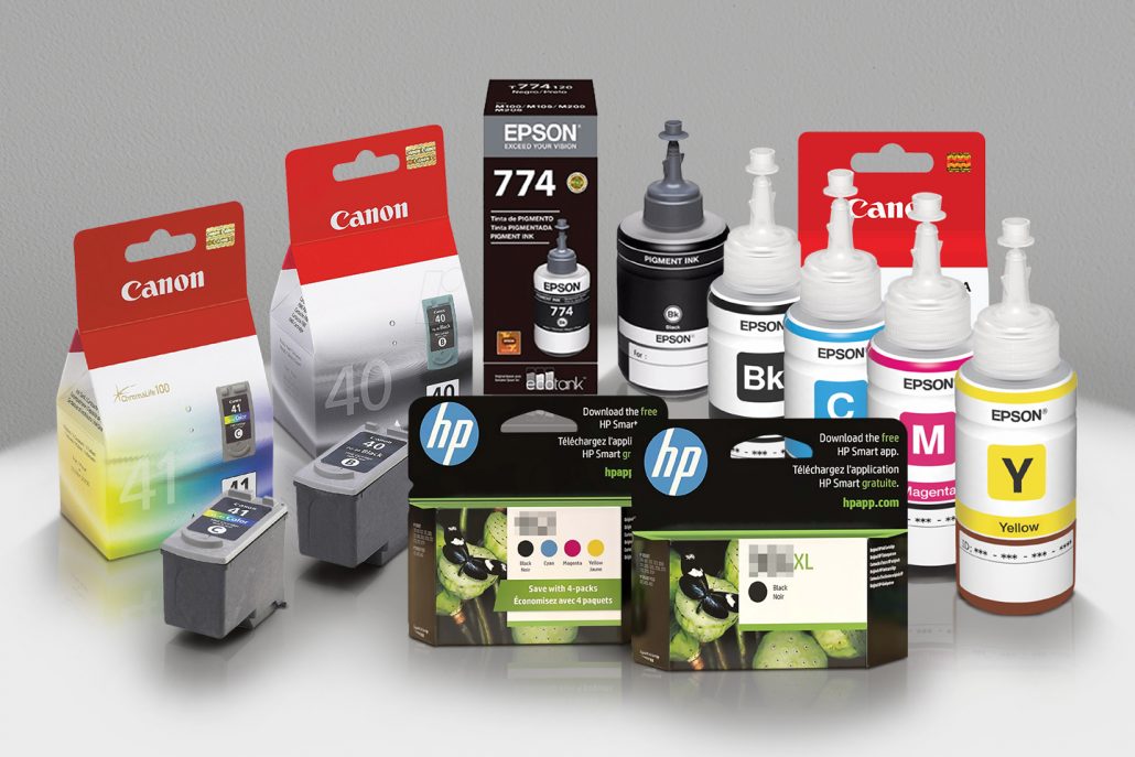 Hp, Canon and Epson Inks and Cartridges
